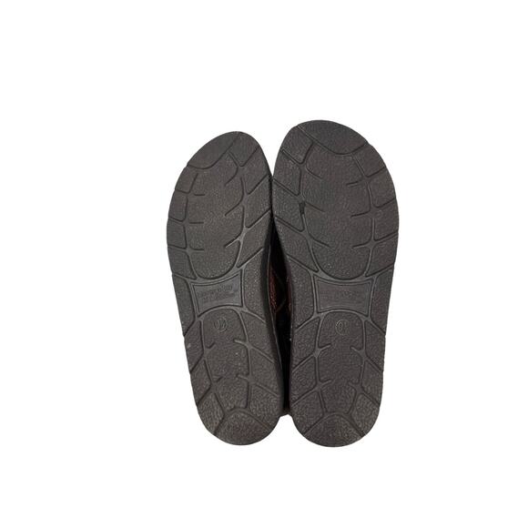 90s Y2K Montego BAY Club Slip On Sling back Leather Slide Sandals size 9.5 - Picture 8 of 8